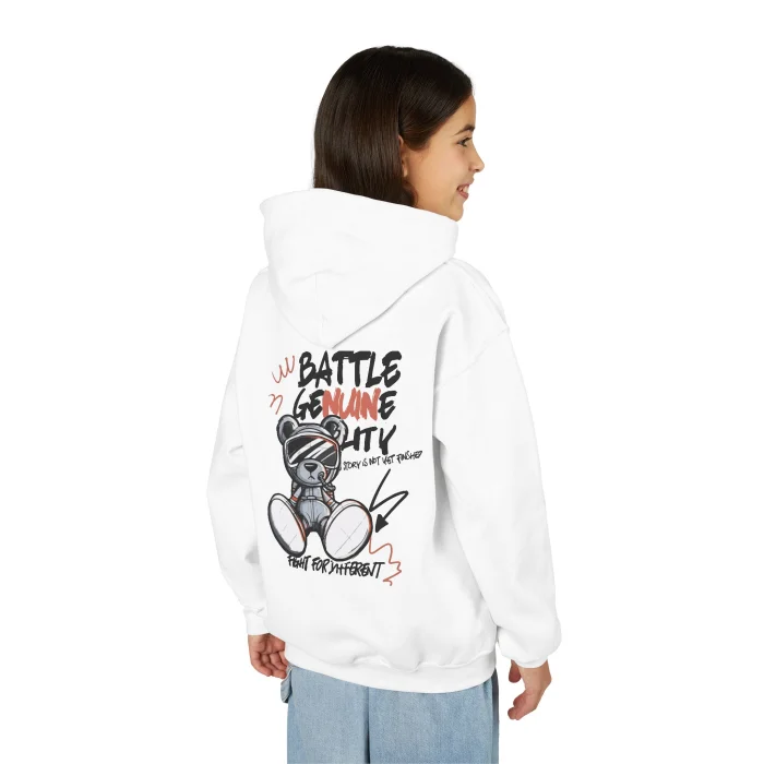 Bluza z kapturem Dziecięca z nadrukiem Battle Genuine